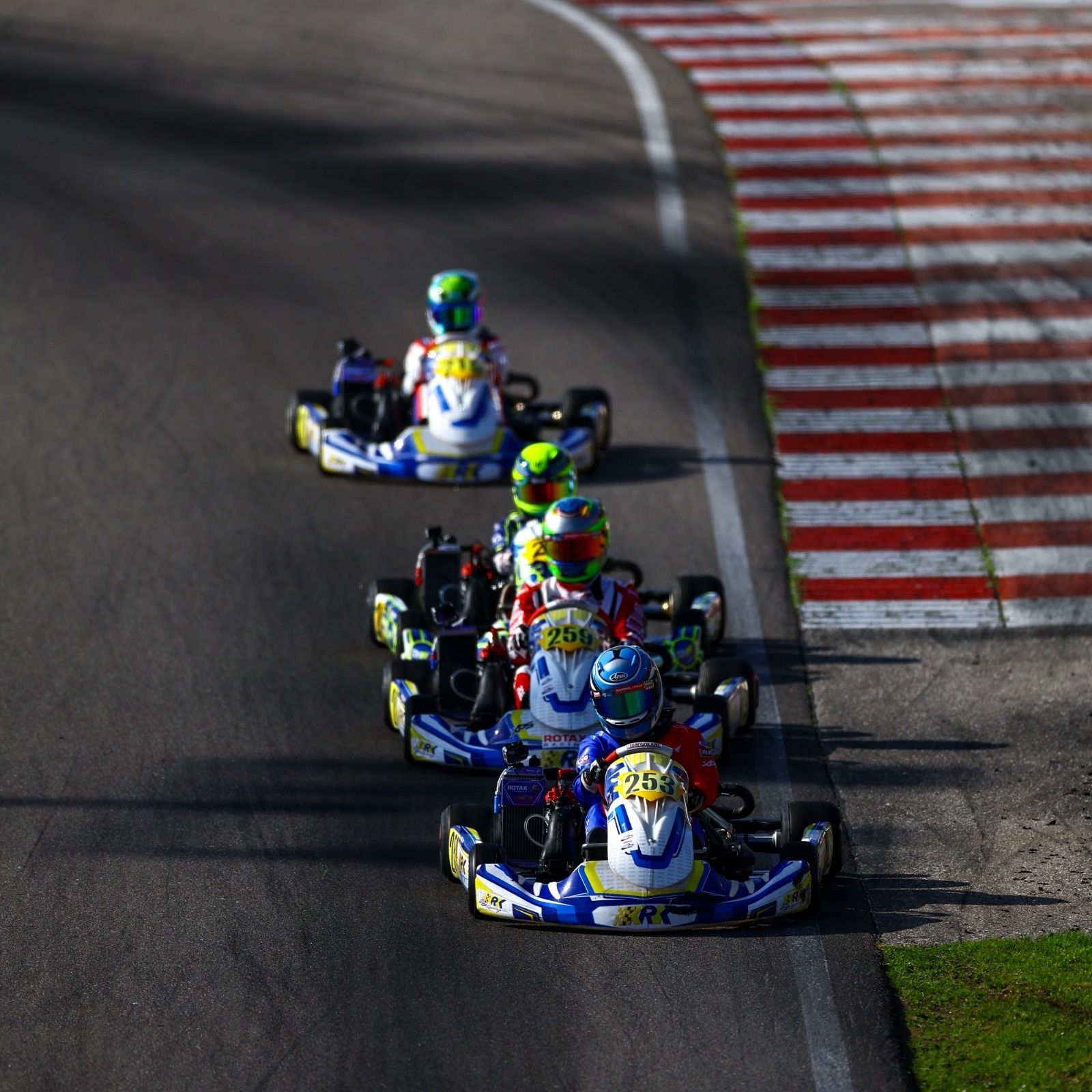RMCET Rd1 A Row of Juniors on the Track