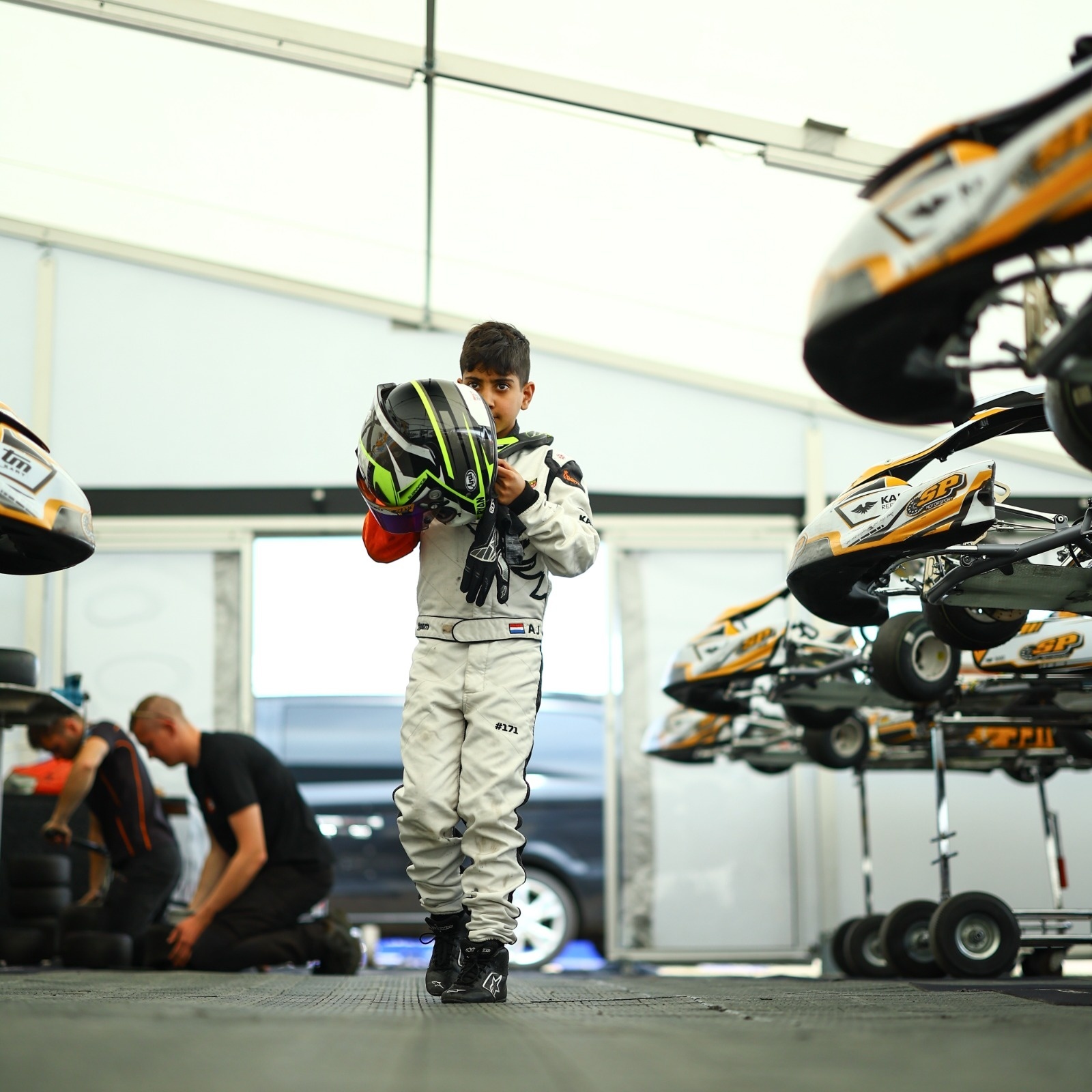 RMCET Rd1 Mini MAX Driver getting ready for the action