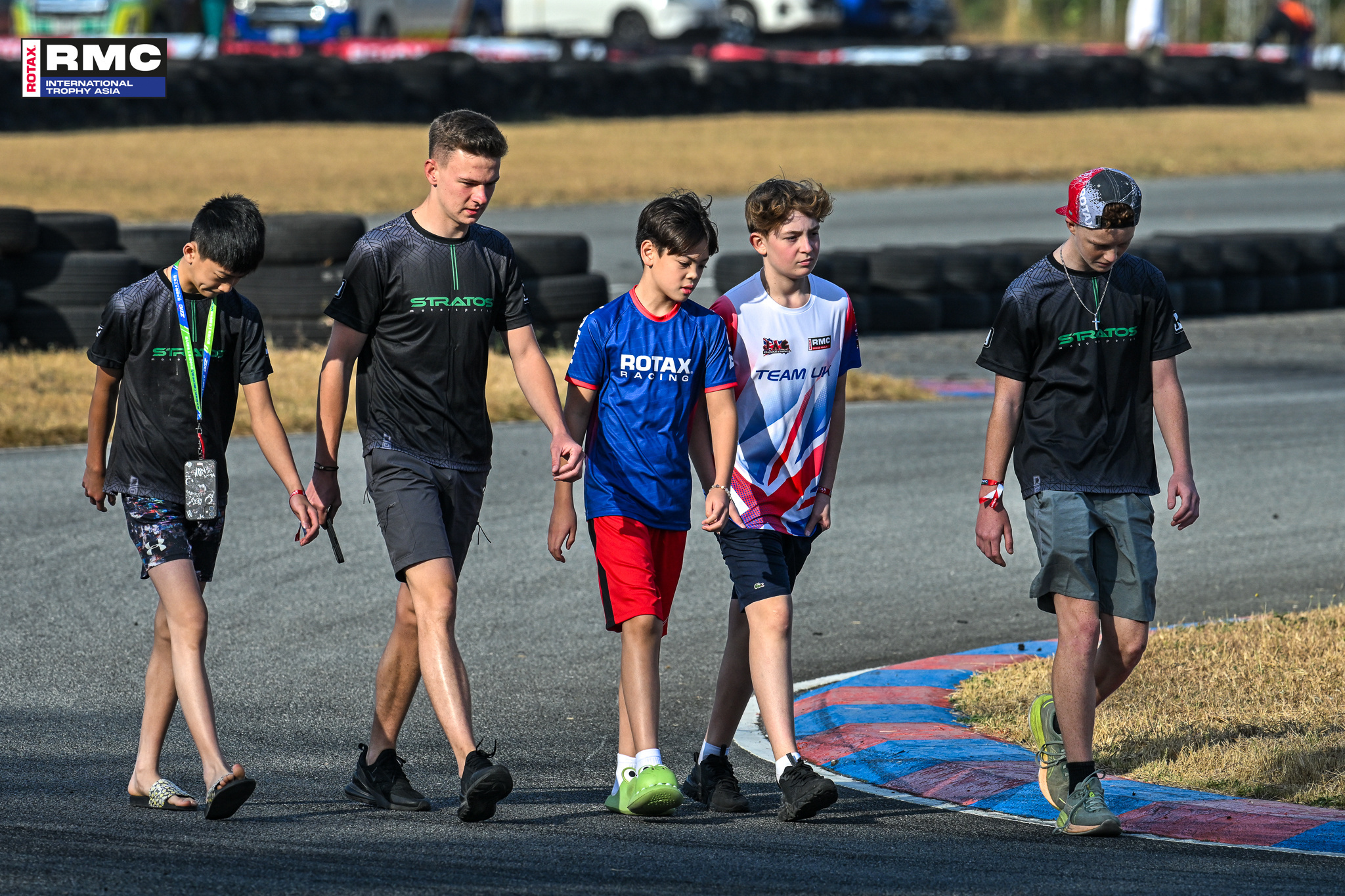 RMCIT Asia Some Drivers on their Track Walk